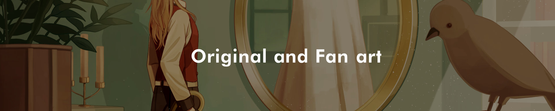 Original and Fan artという文字が書かれたトップ画像