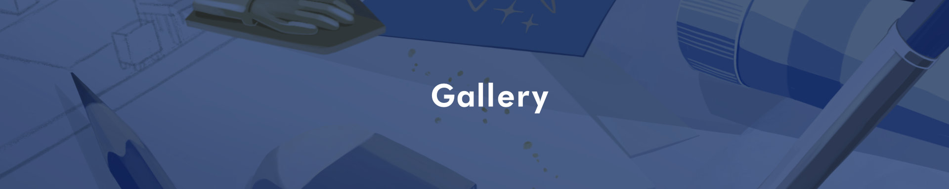 Galleryという文字が書かれたトップ画像